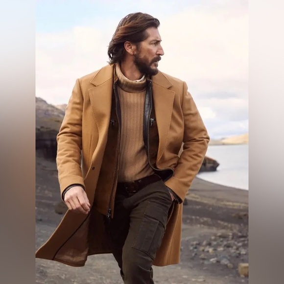 BANANA REPUBLIC ITALIAN MELTON TOPCOAT - Picture 4 of 10